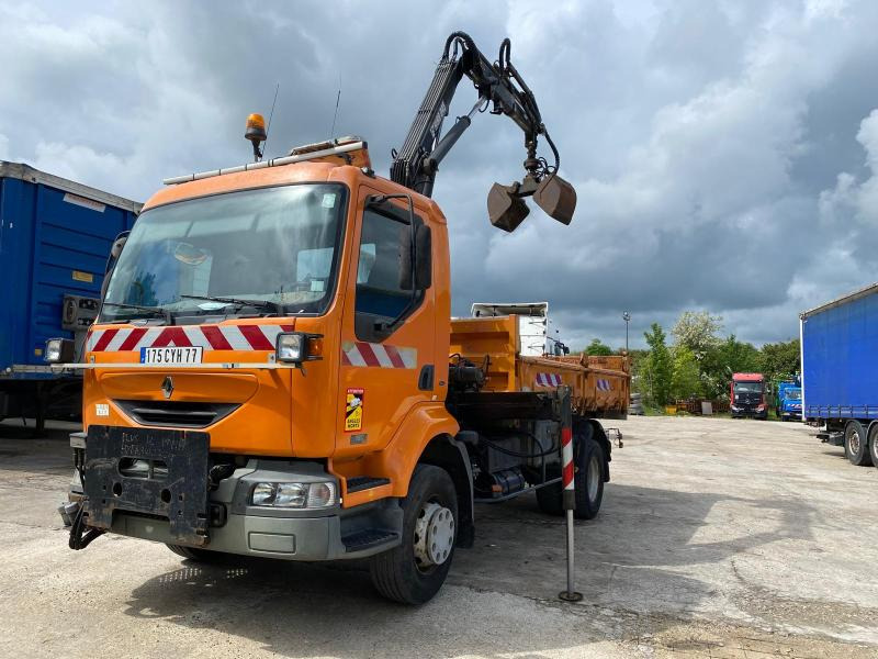 Renault Midlum 180 DCI - Camião basculante, Camião grua: foto 4 Renault Midlum 180 DCI - Camião basculante, Camião grua: foto 4