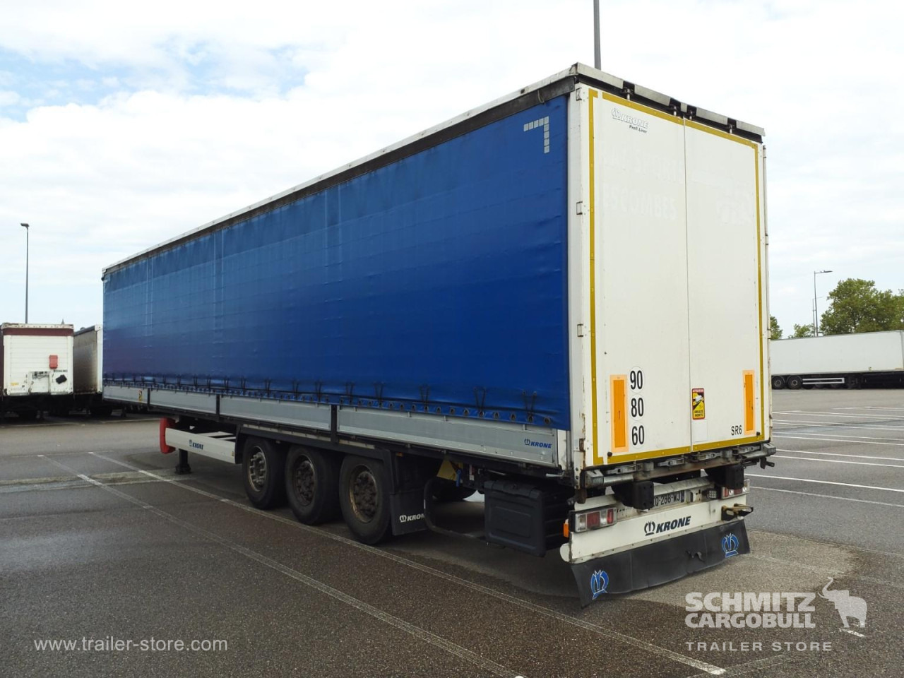 Semi-reboque de lona KRONE Curtainsider Dropside: foto 6