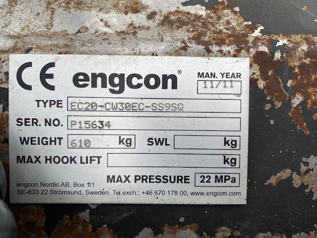 Engcon EC 20 - CW30EC - SS9SQ - Ohne TOP Parts - Tiltrotator: foto 5 Engcon EC 20 - CW30EC - SS9SQ - Ohne TOP Parts - Tiltrotator: foto 5