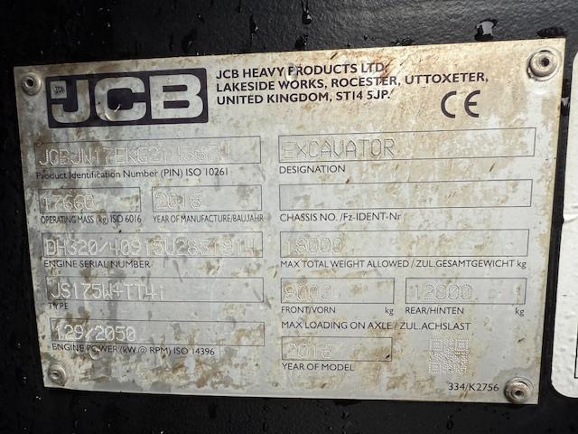 JCB JS 175 W+ - Escavadeira de rodas: foto 5 JCB JS 175 W+ - Escavadeira de rodas: foto 5