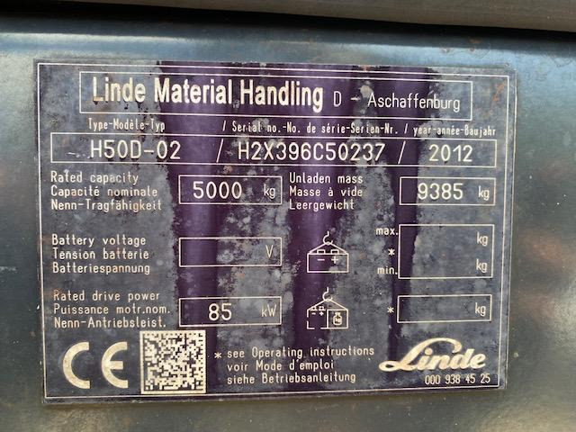 Linde H50 D-02 - Empilhador a diesel: foto 5 Linde H50 D-02 - Empilhador a diesel: foto 5