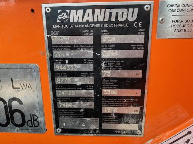 Manitou MT 1135  - Empilhador telescópico: foto 5 Manitou MT 1135  - Empilhador telescópico: foto 5
