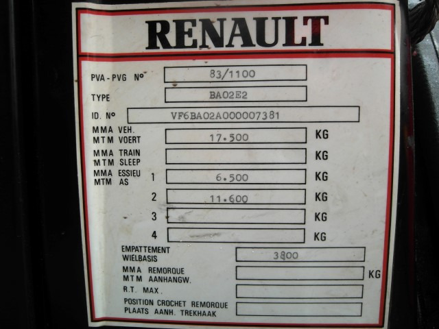 Renault G 260 - Carro de bombeiro: foto 5 Renault G 260 - Carro de bombeiro: foto 5