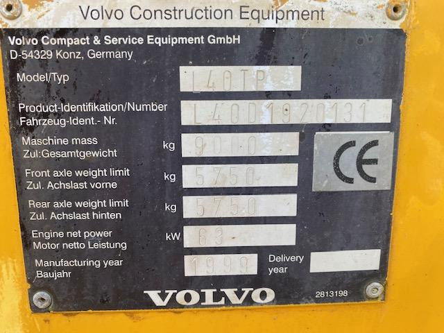Volvo L 40 TP - Pá carregadora de rodas: foto 5 Volvo L 40 TP - Pá carregadora de rodas: foto 5