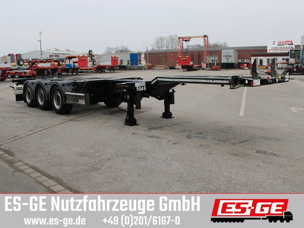 D-TEC 3-Achs-Containerchassis Multi - Semi-reboque transportador de contêineres/ Caixa móvel: foto 3 D-TEC 3-Achs-Containerchassis Multi - Semi-reboque transportador de contêineres/ Caixa móvel: foto 3