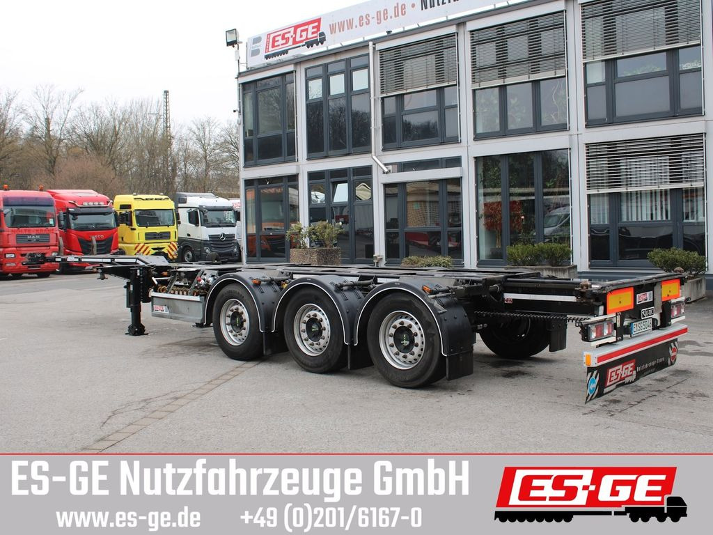 D-TEC 3-Achs-Containerchassis Multi - Semi-reboque transportador de contêineres/ Caixa móvel: foto 1 D-TEC 3-Achs-Containerchassis Multi - Semi-reboque transportador de contêineres/ Caixa móvel: foto 1