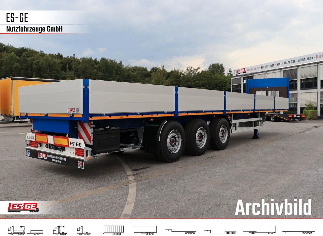 ES-GE 3-Achs Sattelanhänger - Bordwände + CV - Semi-reboque plataforma/ Caixa aberta: foto 4 ES-GE 3-Achs Sattelanhänger - Bordwände + CV - Semi-reboque plataforma/ Caixa aberta: foto 4