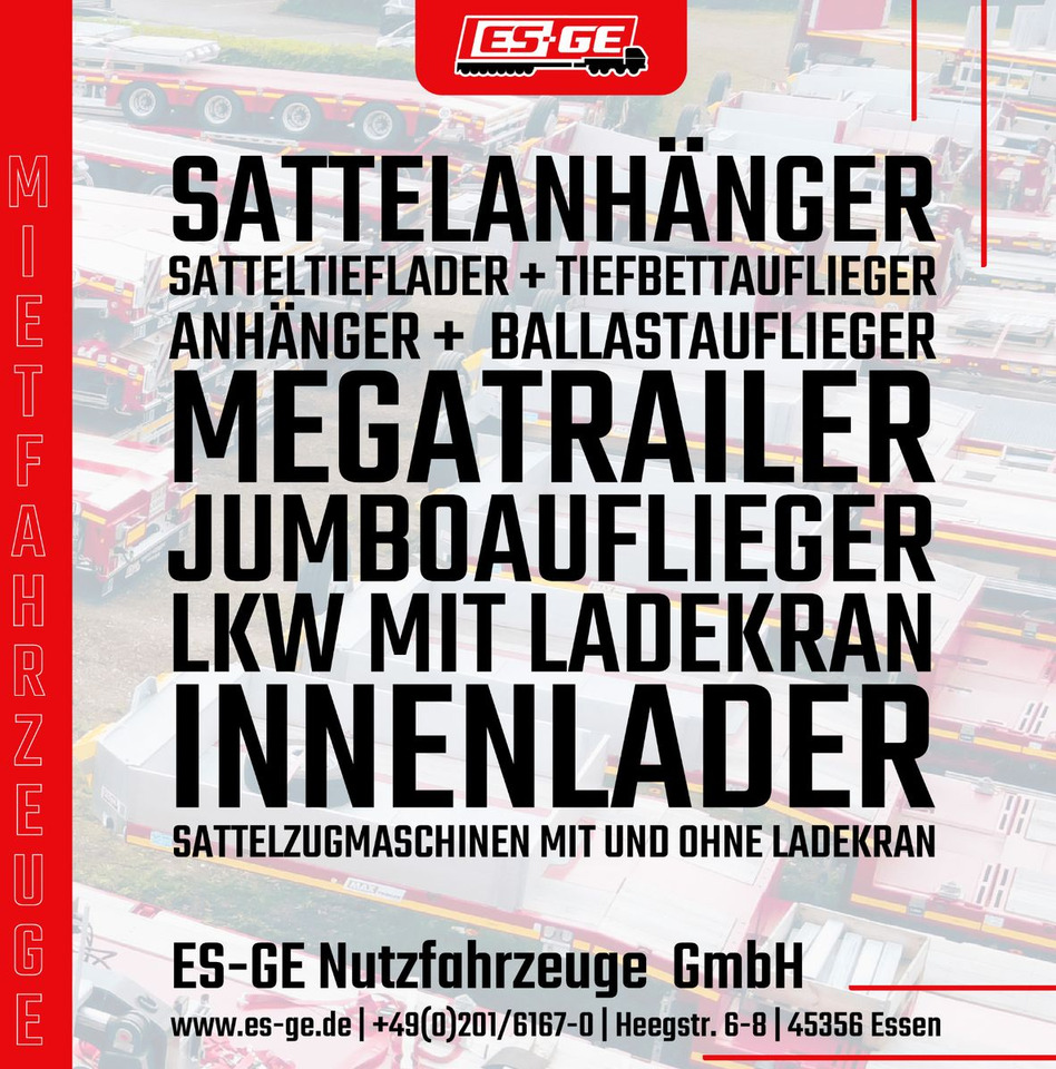 ES-GE 3-Achs Sattelanhänger - Bordwände + CV - Semi-reboque plataforma/ Caixa aberta: foto 5 ES-GE 3-Achs Sattelanhänger - Bordwände + CV - Semi-reboque plataforma/ Caixa aberta: foto 5