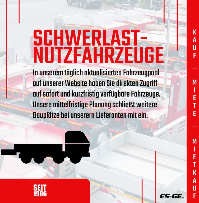 ES-GE 3-Achs Sattelanhänger - Rungen + CV - Semi-reboque plataforma/ Caixa aberta: foto 4 ES-GE 3-Achs Sattelanhänger - Rungen + CV - Semi-reboque plataforma/ Caixa aberta: foto 4