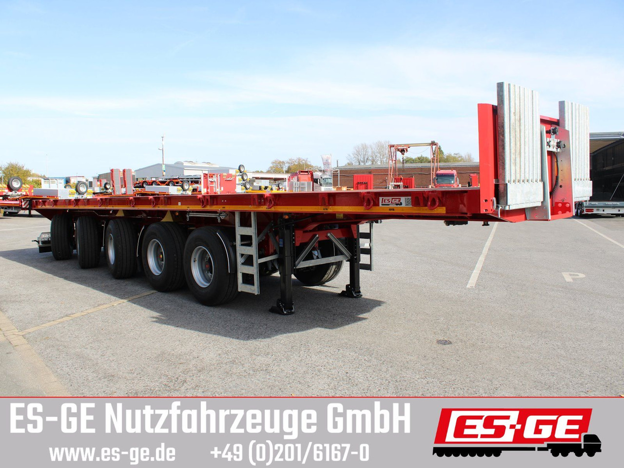ES-GE 5-Achs-Ballastauflieger - Semi-reboque plataforma/ Caixa aberta: foto 4 ES-GE 5-Achs-Ballastauflieger - Semi-reboque plataforma/ Caixa aberta: foto 4