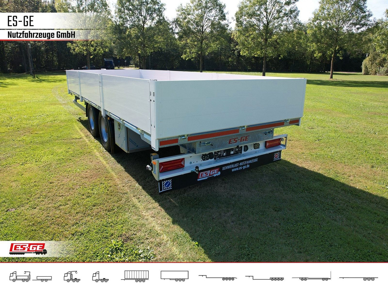 ES-GE Tandem-Anhänger Bordwände, CV, Rungen - Reboque plataforma/ Caixa aberta: foto 2 ES-GE Tandem-Anhänger Bordwände, CV, Rungen - Reboque plataforma/ Caixa aberta: foto 2