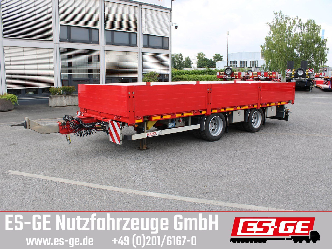 ES-GE Tandemanhänger - Containerverr. - Reboque plataforma/ Caixa aberta: foto 2 ES-GE Tandemanhänger - Containerverr. - Reboque plataforma/ Caixa aberta: foto 2
