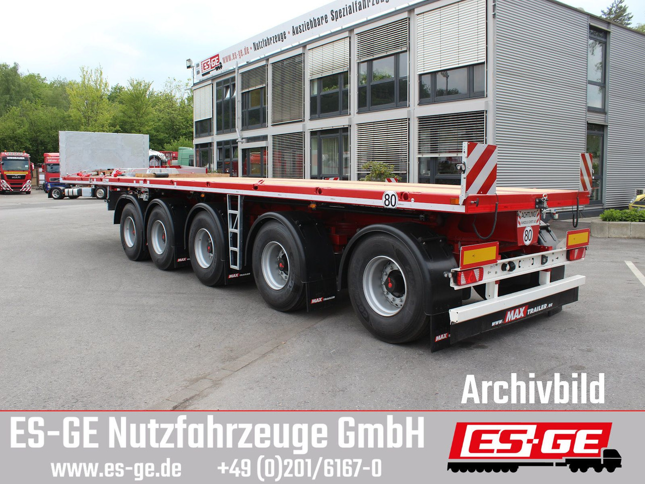 Faymonville MAX Trailer MAX410 Ballastauflieger - Semi-reboque plataforma/ Caixa aberta: foto 1 Faymonville MAX Trailer MAX410 Ballastauflieger - Semi-reboque plataforma/ Caixa aberta: foto 1