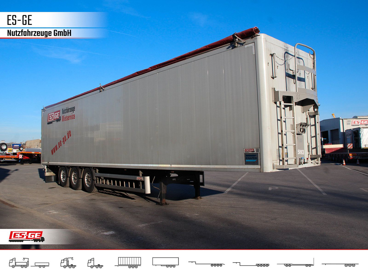 Knapen 3-Achs-Schubbodenauflieger 92m³ - Semi-reboque piso móvel: foto 1 Knapen 3-Achs-Schubbodenauflieger 92m³ - Semi-reboque piso móvel: foto 1