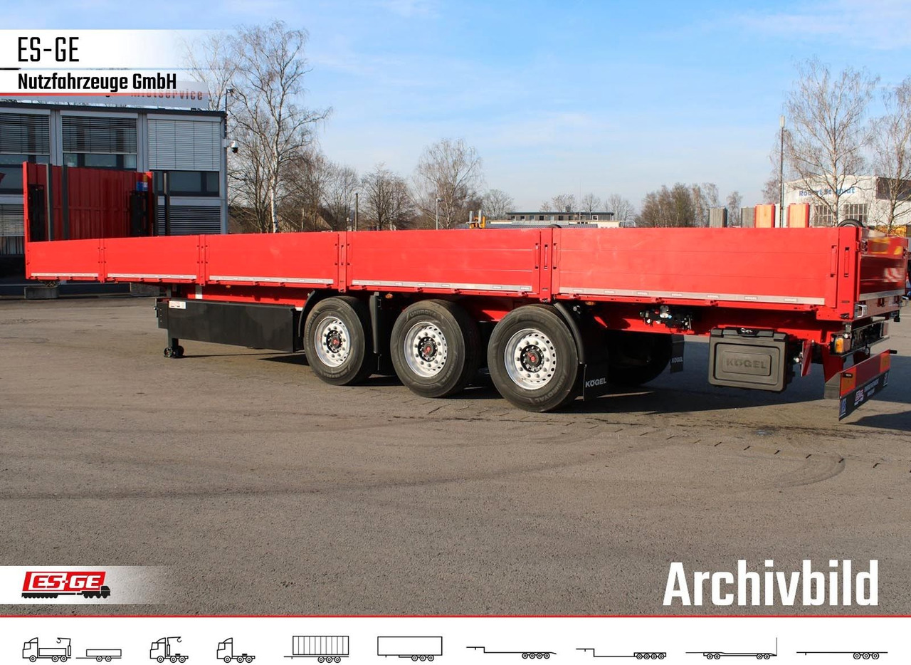 Kögel Multi Chassis, verstärkt, Bordwände - Semi-reboque plataforma/ Caixa aberta: foto 2 Kögel Multi Chassis, verstärkt, Bordwände - Semi-reboque plataforma/ Caixa aberta: foto 2