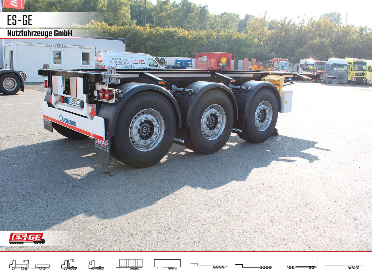 Krone Box Liner 3-Achs-Containerchassis 20' - Semi-reboque transportador de contêineres/ Caixa móvel: foto 4 Krone Box Liner 3-Achs-Containerchassis 20' - Semi-reboque transportador de contêineres/ Caixa móvel: foto 4