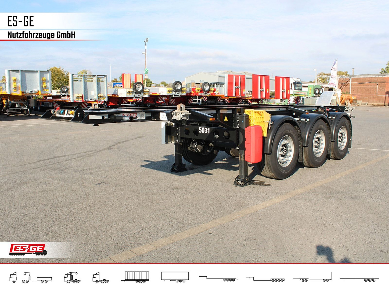 Krone Box Liner 3-Achs-Containerchassis 20' - Semi-reboque transportador de contêineres/ Caixa móvel: foto 2 Krone Box Liner 3-Achs-Containerchassis 20' - Semi-reboque transportador de contêineres/ Caixa móvel: foto 2