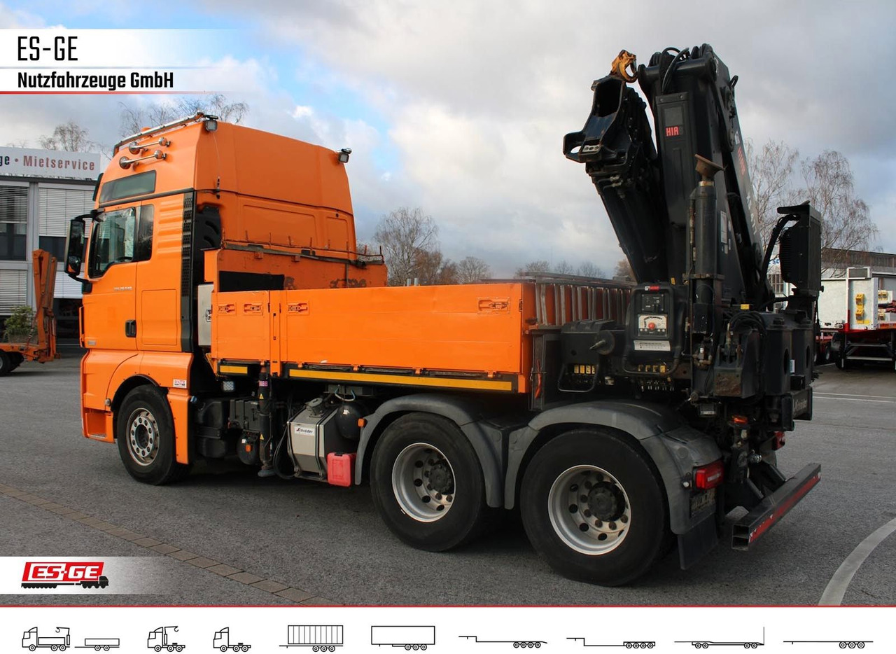 MAN TGX 26.540 + HIABV-Ladekran 477E-4 HIPRO MAN TGX 26.540 + HIABV-Ladekran 477E-4 HIPRO - Camião de caixa aberta/ Plataforma, Camião grua: foto 1 MAN TGX 26.540 + HIABV-Ladekran 477E-4 HIPRO MAN TGX 26.540 + HIABV-Ladekran 477E-4 HIPRO - Camião de caixa aberta/ Plataforma, Camião grua: foto 1