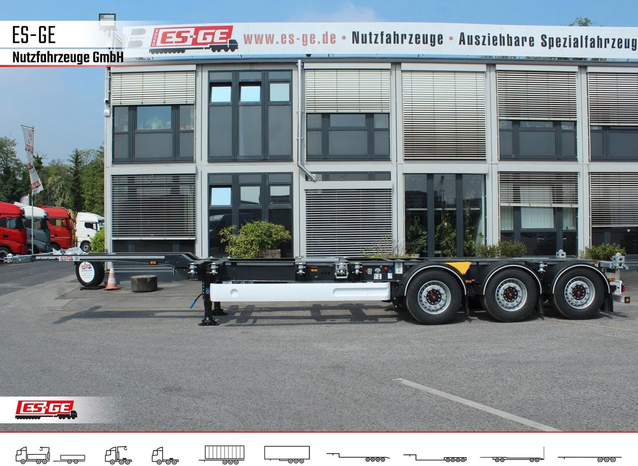 Wielton 3-Achs-Containerchassis - multifunktional - Semi-reboque transportador de contêineres/ Caixa móvel: foto 3 Wielton 3-Achs-Containerchassis - multifunktional - Semi-reboque transportador de contêineres/ Caixa móvel: foto 3