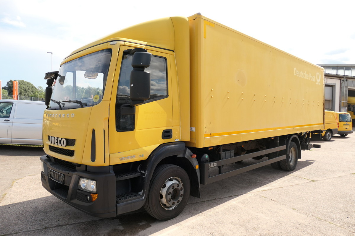 IVECO EuroCargo ML 120 E28/P AHK LBW Koffer 7,00x2,44x - Camião furgão: foto 1 IVECO EuroCargo ML 120 E28/P AHK LBW Koffer 7,00x2,44x - Camião furgão: foto 1