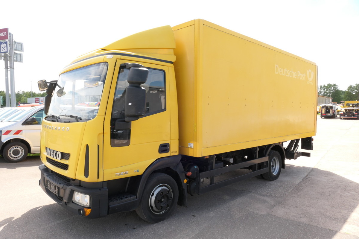 IVECO EuroCargo ML 75 E 16 P LBW LUFT AUTOMATIK COC EU - Carrinha de contentor: foto 1 IVECO EuroCargo ML 75 E 16 P LBW LUFT AUTOMATIK COC EU - Carrinha de contentor: foto 1