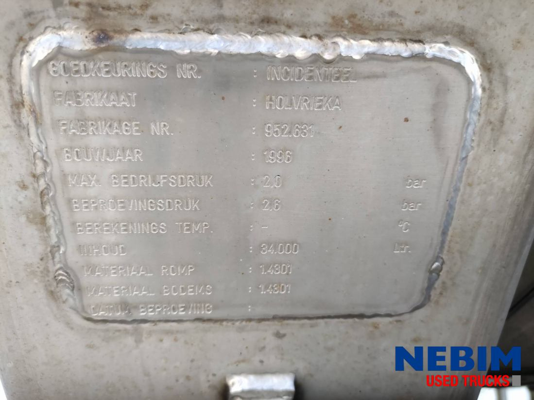 Burg BPO 12 28 Z - 34.000ltr - Semi-reboque cisterna: foto 5 Burg BPO 12 28 Z - 34.000ltr - Semi-reboque cisterna: foto 5