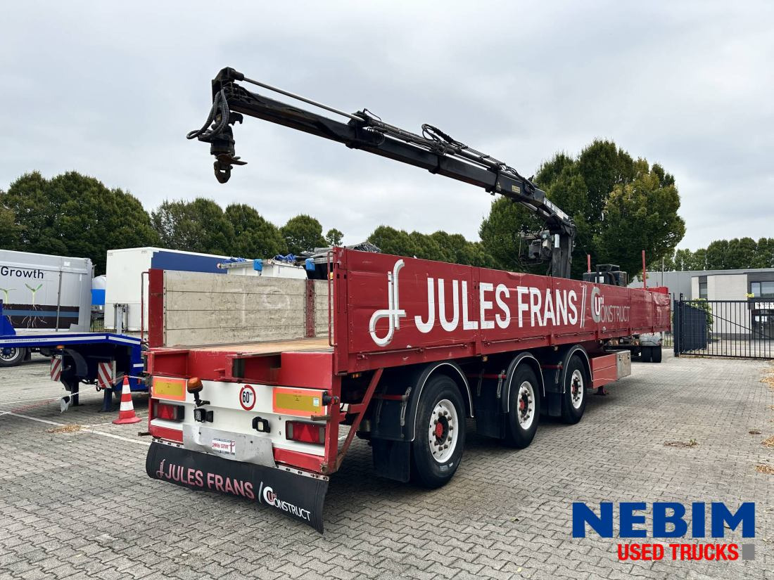 KWB P-393-STI-H - Hiab R 130-F3 - Stone Trailer - Semi-reboque plataforma/ Caixa aberta: foto 2 KWB P-393-STI-H - Hiab R 130-F3 - Stone Trailer - Semi-reboque plataforma/ Caixa aberta: foto 2