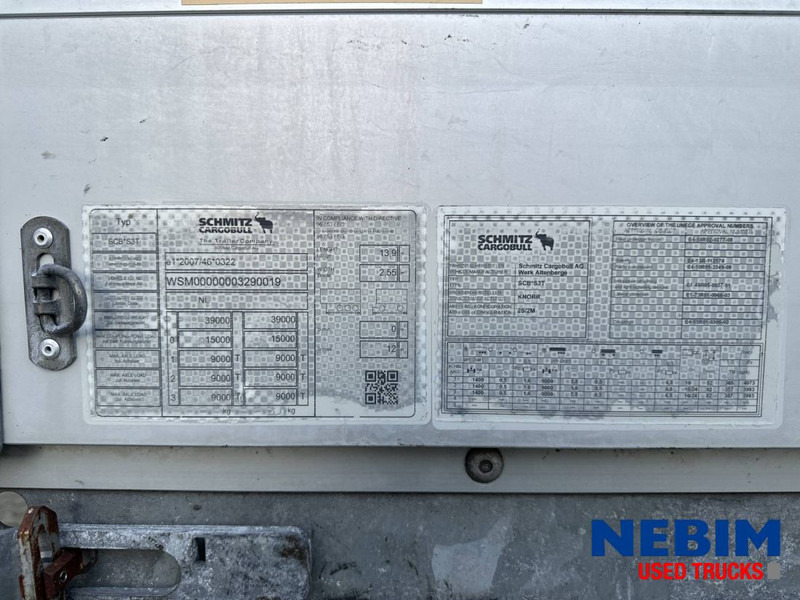 Schmitz Cargobull SCB*S3T - Curtainsider / Pritsche Plane / Sliding roof - Semi-reboque de lona: foto 5 Schmitz Cargobull SCB*S3T - Curtainsider / Pritsche Plane / Sliding roof - Semi-reboque de lona: foto 5
