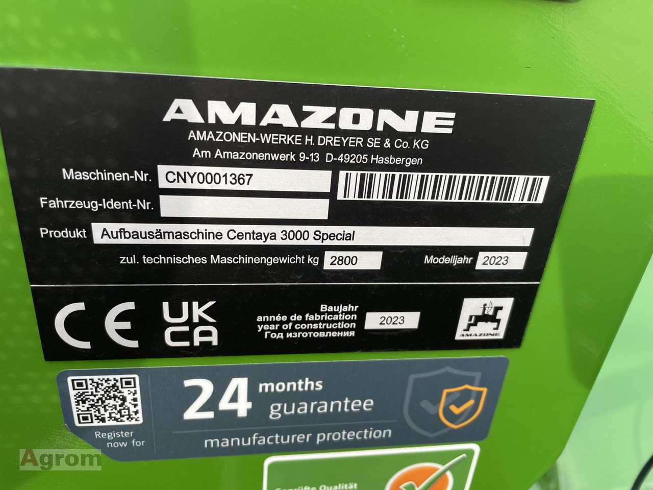 Semeadora combinada novo Amazone CENTAYA 3000 Spezial + KX 3001: foto 9