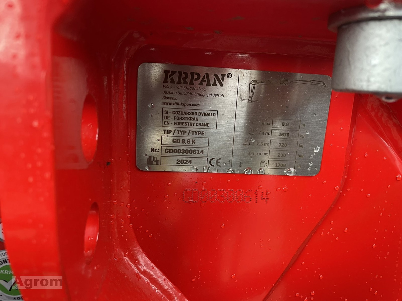 Reboque florestal novo Krpan GP 15 D + Kran 8,6 K: foto 13