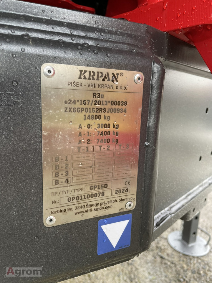Reboque florestal novo Krpan GP 15 D + Kran 8,6 K: foto 12
