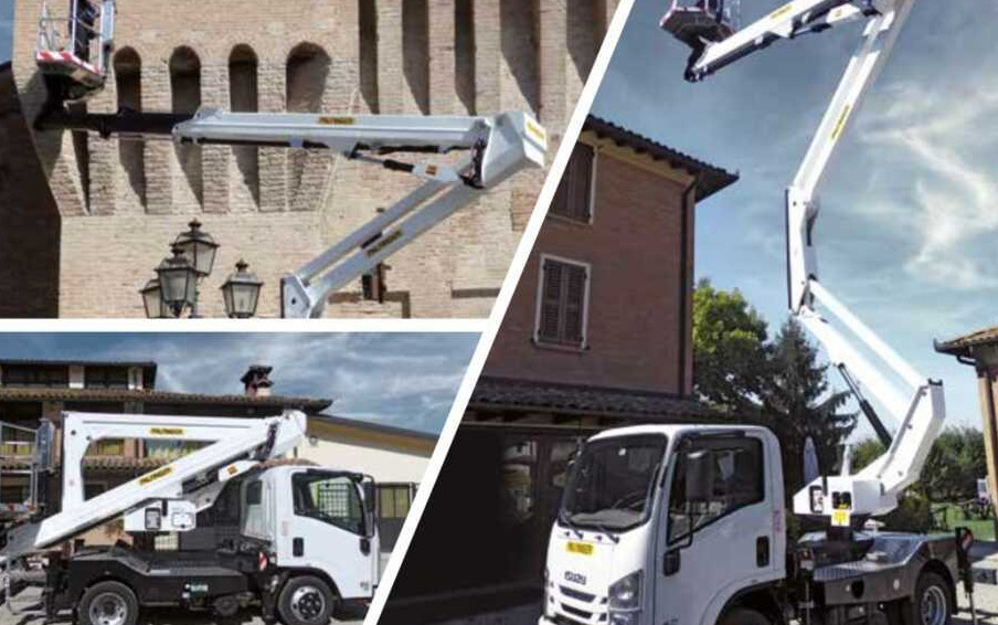 PALFINGER P240 AXE (ISUZU M1) - Caminhão com plataforma aérea: foto 1 PALFINGER P240 AXE (ISUZU M1) - Caminhão com plataforma aérea: foto 1