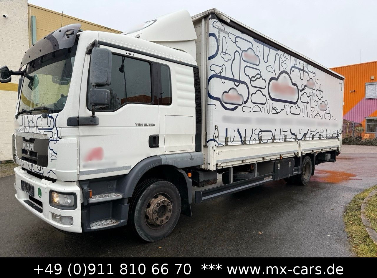 MAN TGM 12.250 Pritsche Plane LBW Schlafkabine Autom - Camião de lona: foto 1 MAN TGM 12.250 Pritsche Plane LBW Schlafkabine Autom - Camião de lona: foto 1