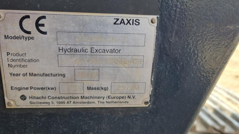 Hitachi ZX280 - Escavadora de rastos: foto 5 Hitachi ZX280 - Escavadora de rastos: foto 5