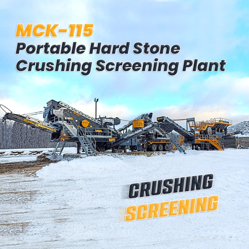 Britador novo FABO MCK-115 MOBILE CRUSHING & SCREENING PLANT FOR HARDSTONE | 180-300 TPH: foto 1