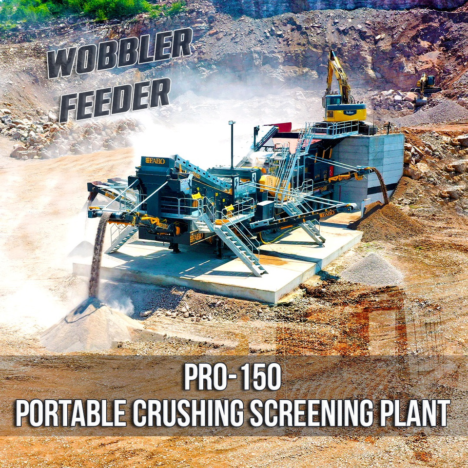 FABO MOBILE CRUSHING PLANT - Máquina de mineração: foto 1 FABO MOBILE CRUSHING PLANT - Máquina de mineração: foto 1
