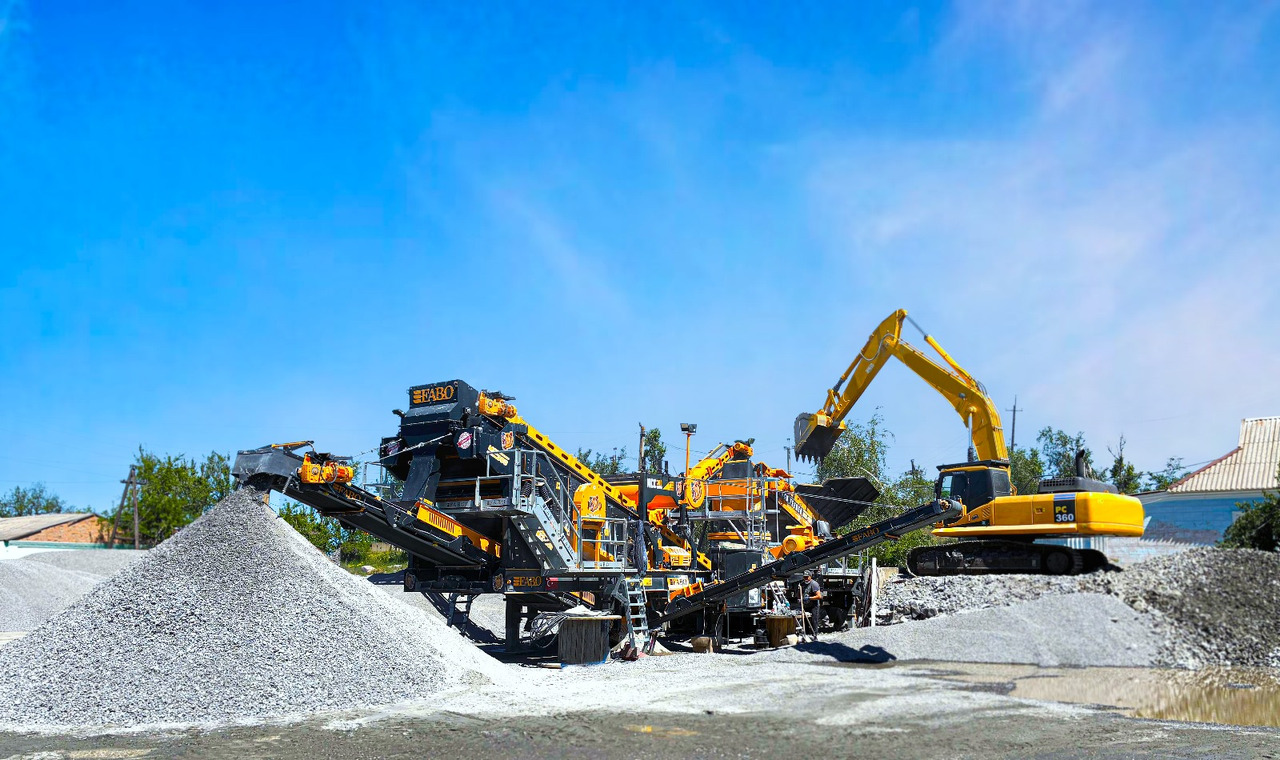 FABO Mining machinery - crushing plant - Máquina de mineração: foto 1 FABO Mining machinery - crushing plant - Máquina de mineração: foto 1