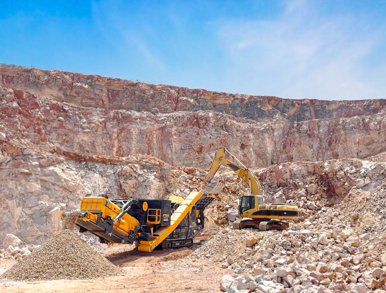 FABO Mobile crusher - Britadeira móvel: foto 4 FABO Mobile crusher - Britadeira móvel: foto 4