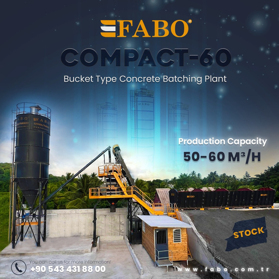 FABO compact concrete plant - Central de betão: foto 1 FABO compact concrete plant - Central de betão: foto 1