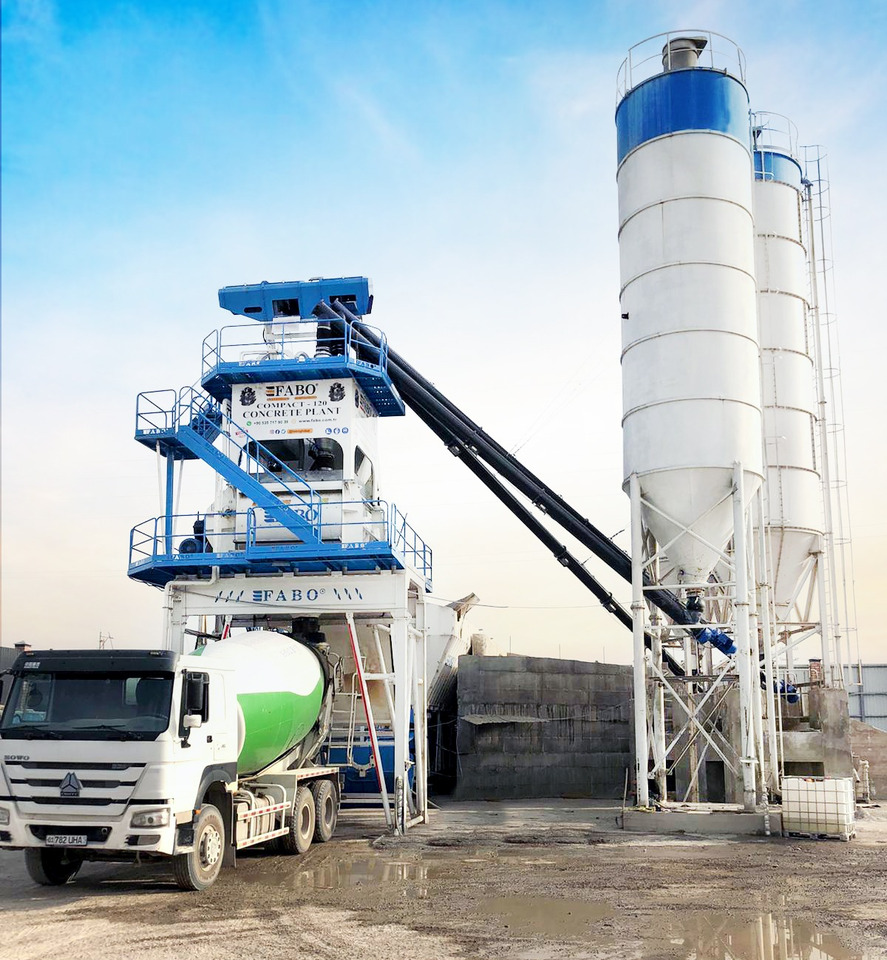 FABO compact concrete plant - Central de betão: foto 1 FABO compact concrete plant - Central de betão: foto 1