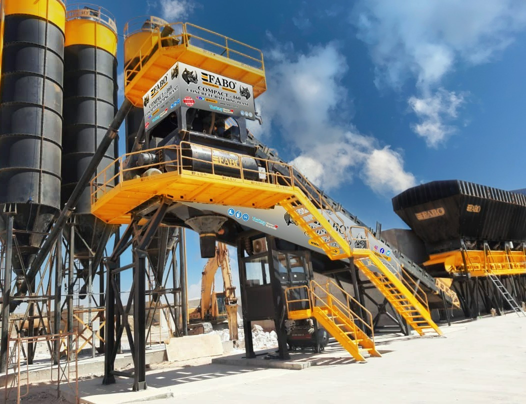 FABO compact concrete plant - Central de betão: foto 2 FABO compact concrete plant - Central de betão: foto 2