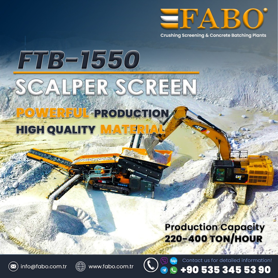 FABO mining machinery - crushing plant - Máquina de mineração: foto 1 FABO mining machinery - crushing plant - Máquina de mineração: foto 1