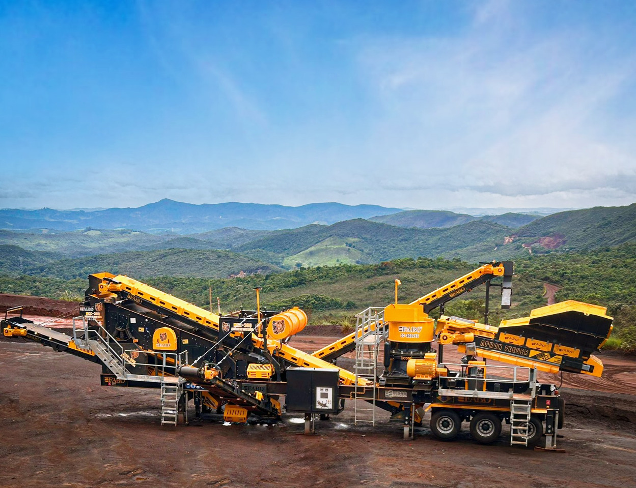 FABO mining machinery - crushing plant - Máquina de mineração: foto 1 FABO mining machinery - crushing plant - Máquina de mineração: foto 1