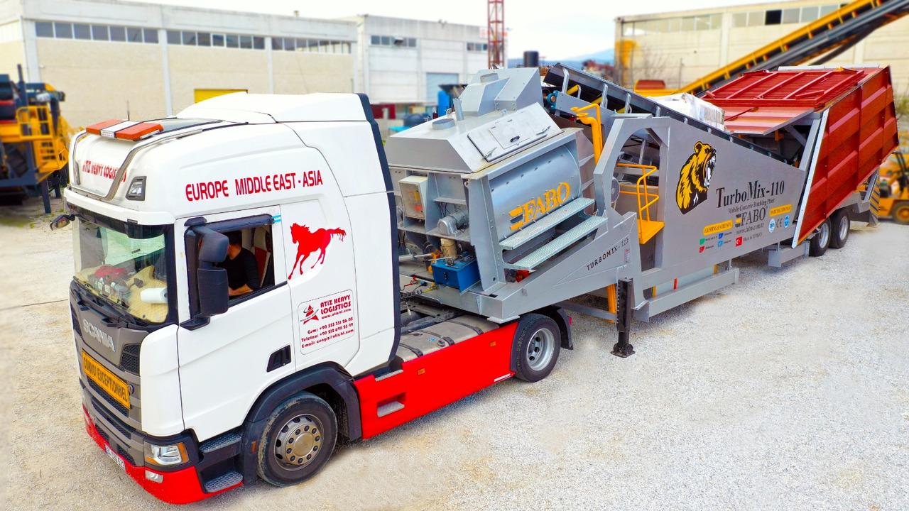 FABO mobile concrete batching plant - Central de betão: foto 4 FABO mobile concrete batching plant - Central de betão: foto 4