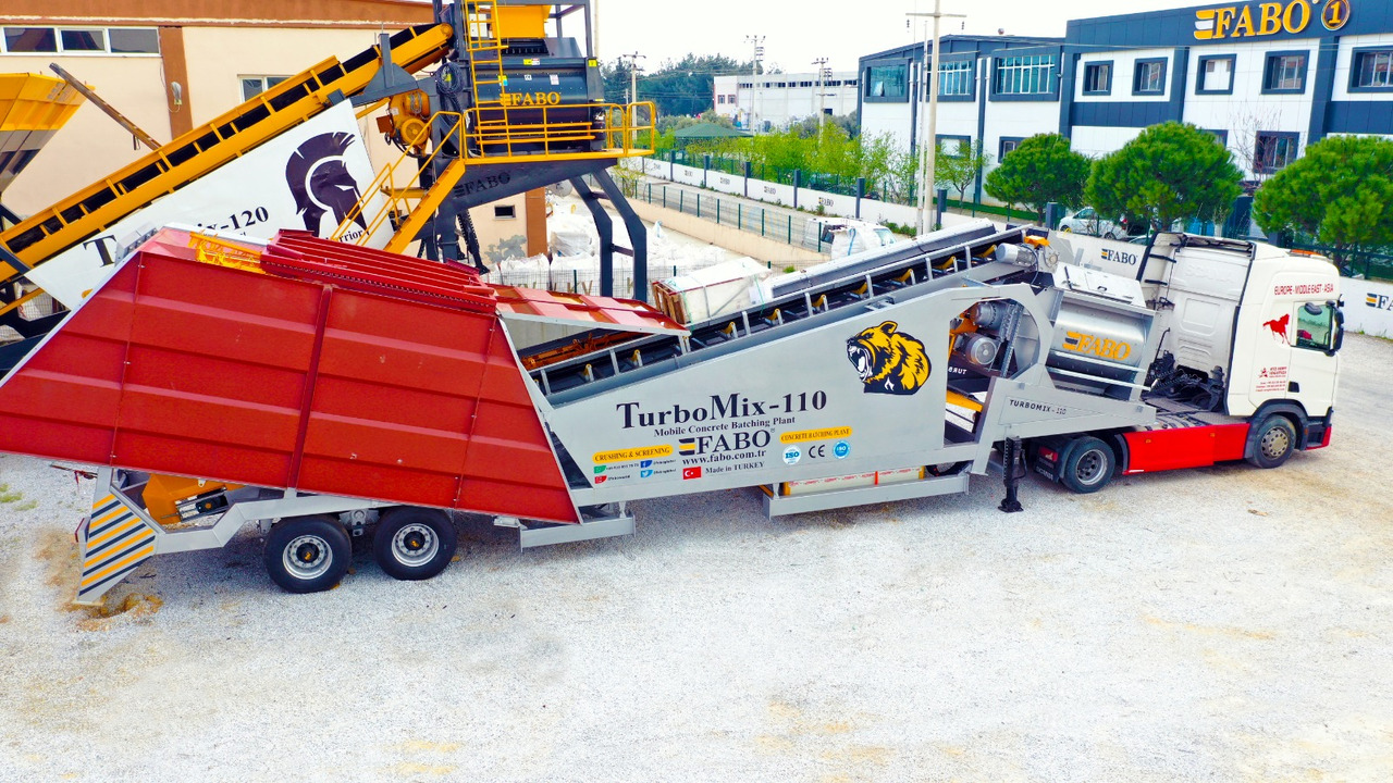 FABO mobile concrete batching plant - Central de betão: foto 2 FABO mobile concrete batching plant - Central de betão: foto 2