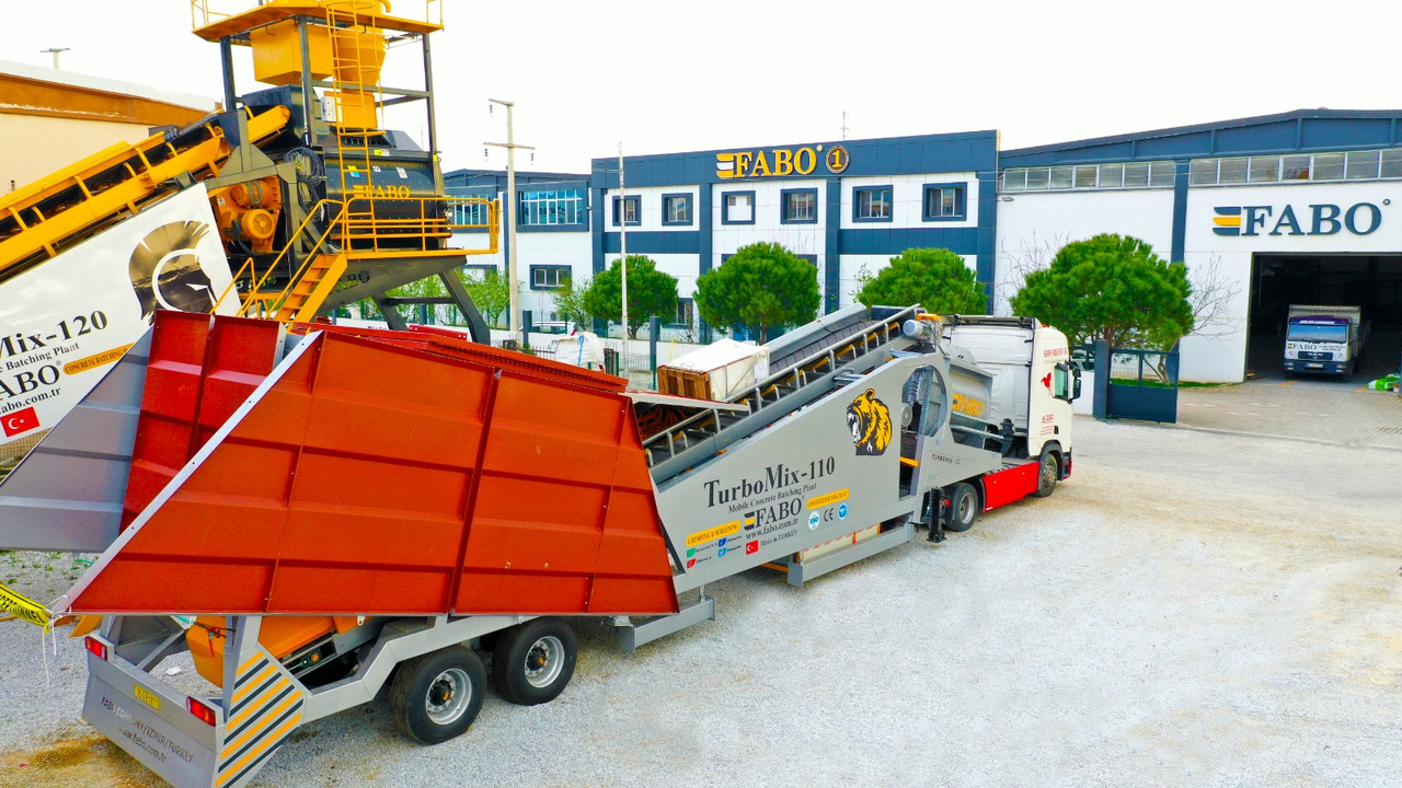 FABO mobile concrete batching plant - Central de betão: foto 2 FABO mobile concrete batching plant - Central de betão: foto 2