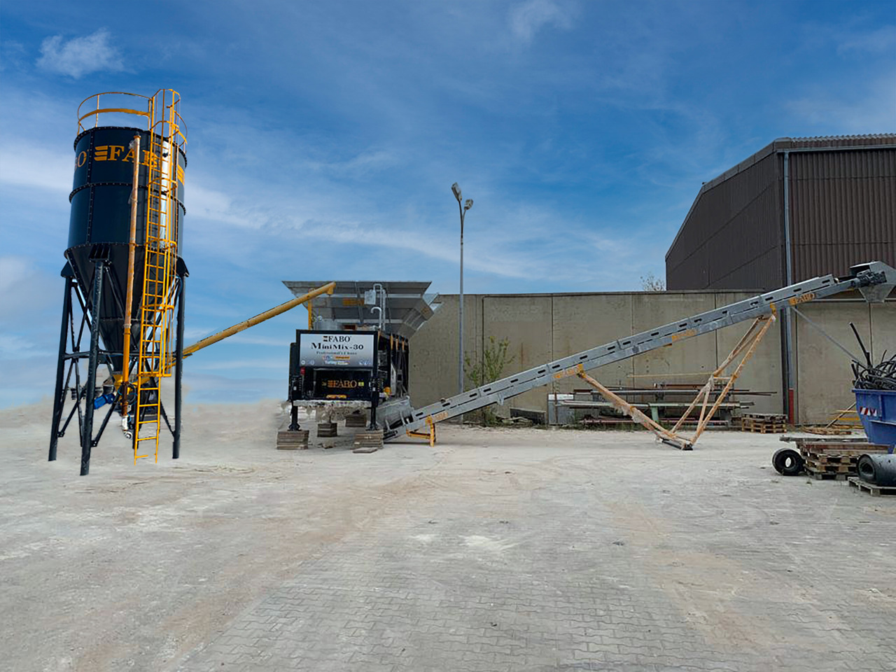 FABO mobile concrete batching plant - Central de betão: foto 2 FABO mobile concrete batching plant - Central de betão: foto 2