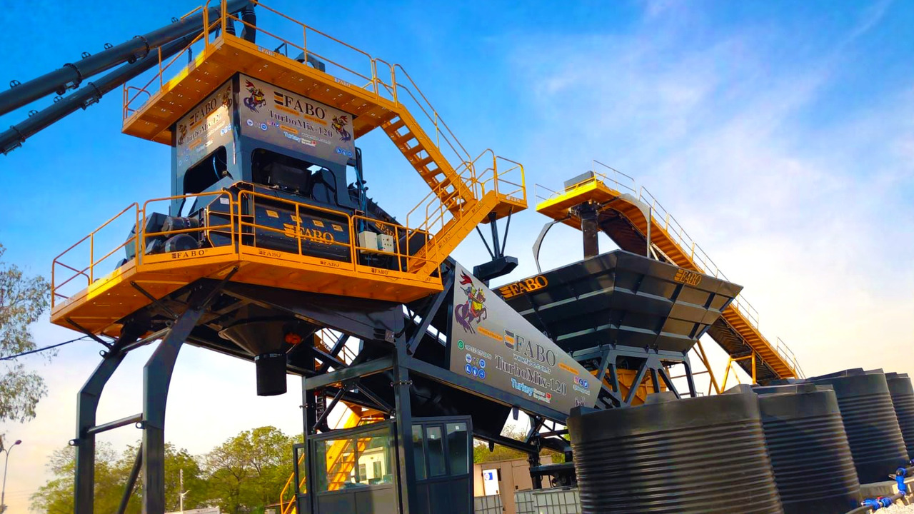 FABO mobile concrete batching plant - Central de betão: foto 3 FABO mobile concrete batching plant - Central de betão: foto 3