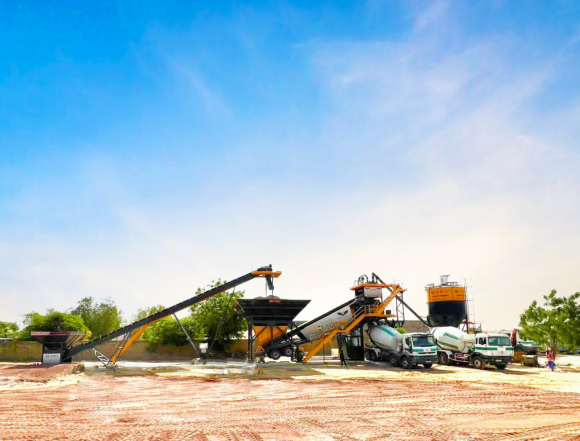 FABO mobile concrete batching plant - Central de betão: foto 1 FABO mobile concrete batching plant - Central de betão: foto 1