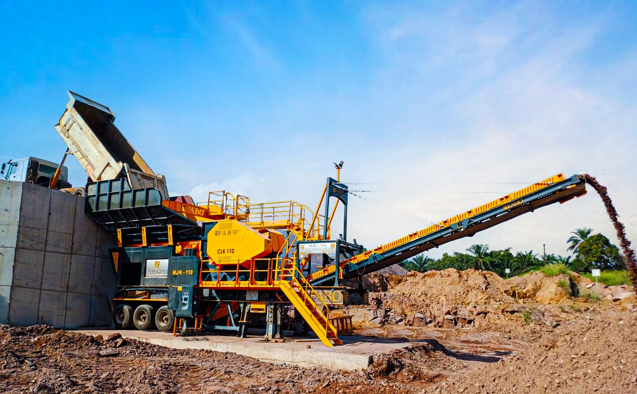 Britador de mandíbula novo FABO mobile jaw crusher: foto 1